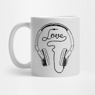 Love Headphones Mug